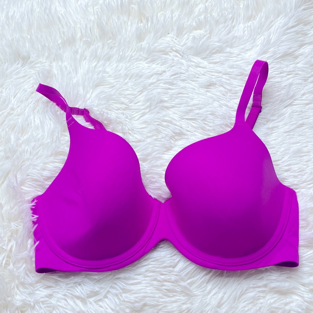 Ambrielle Bright Purple Everyday Full Coverage Padded Bra Size 36C